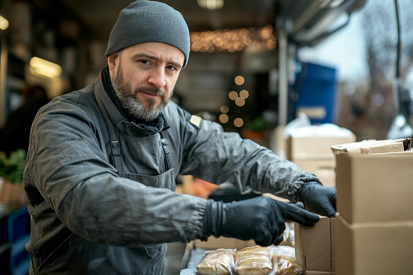 Cold storage worker