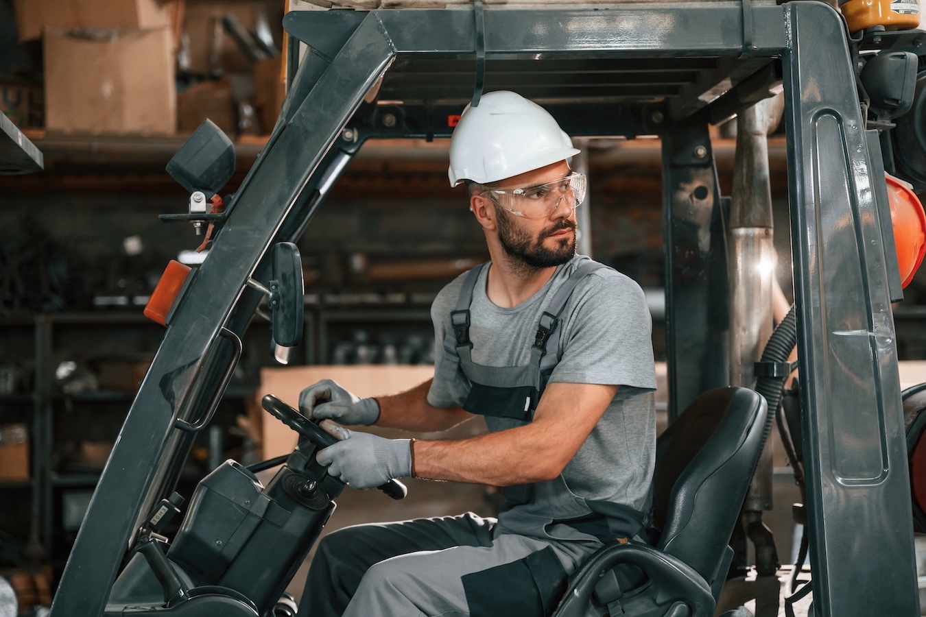 Forklift operator